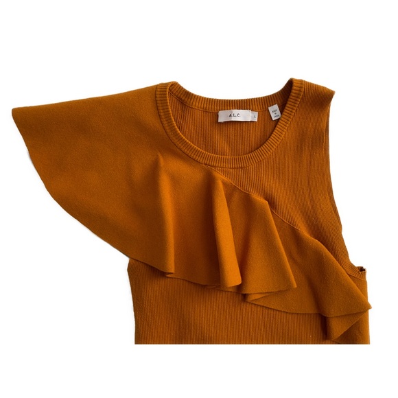 ALC Ribbed Ruffle Tank Top - Picture 4 of 6